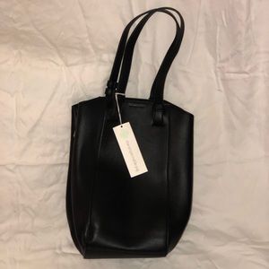 Black Vegan Leather Purse